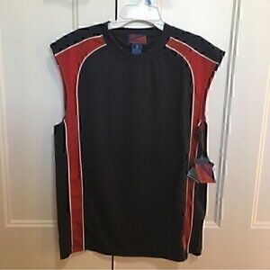 Boys size X-Large 18 navy and Red Sea World tank top